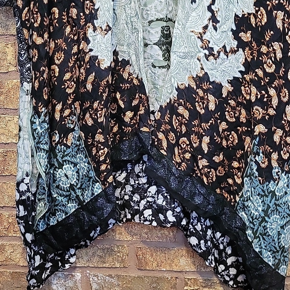 RACHEL Rachel Roy Floral Kimono One Size Nwt - Picture 5 of 10